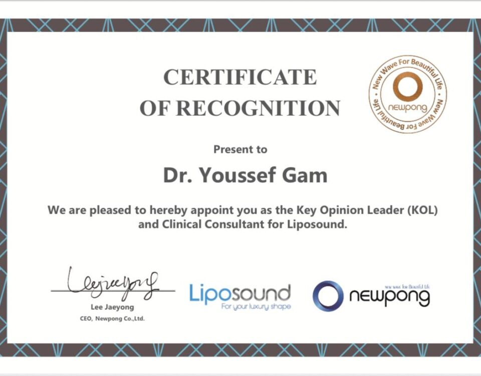 CERTIFICAT LIPOSOUND DR-GAM